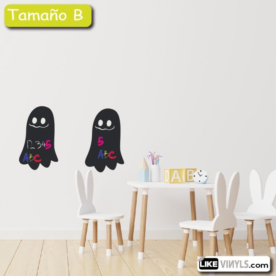 Vinilo pizarra negra: fantasma